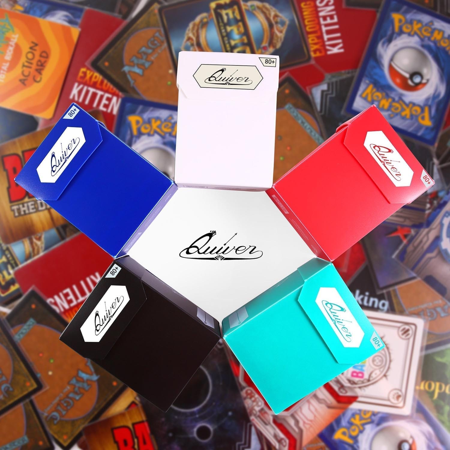 Standard Deck Blocks with Double Dividers | 5 Pack Boxes ⋆ Quiver