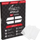 Apollo (Clear) Standard Card Sleeves (66×91mm) - Clear, 200 per pack