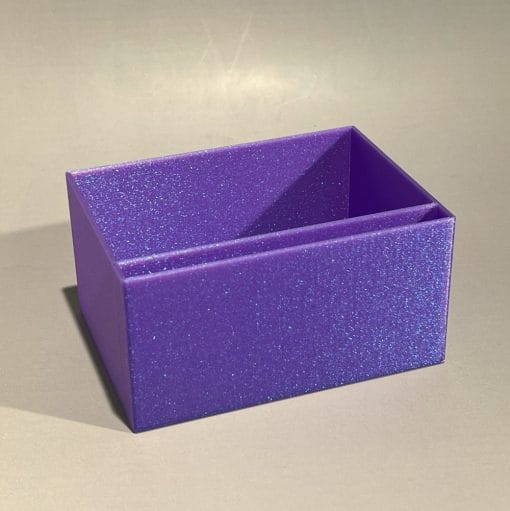 Sparkly Purple Nock Deck Block, Single Sleeve 100 Card Size